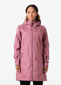 Dámský kabát HELLY HANSEN W WESTPORT RAINCOAT Růžová