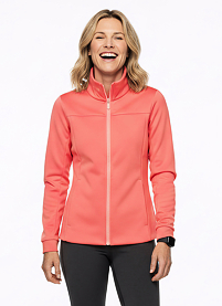 Dámská mikina HELLY HANSEN W CREW FLEECE JACKET Růžová