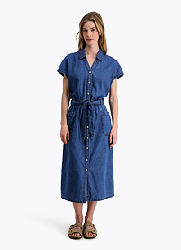 Dámské letní šaty TIMEZONE Sporty Denim Modrá