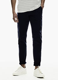 Pánské plátěné GARCIA Savio mens chino 292 dark moon