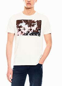 Pánské triko GARCIA T-shirt 55 Off White