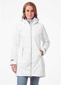 Dámský kabát HELLY HANSEN W LISBURN RAINCOAT 001 white