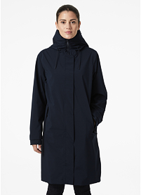 Dámský kabát HELLY HANSEN W VICTORIA SPRING COAT 597 NAVY