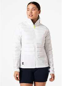 Dámská bunda HELLY HANSEN W HP HYBRID INSULATOR 2.0 001 WHITE