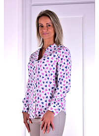 Dámská košile VALENTINAS 65 Blouse Blue-Fuxia