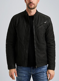 Pánská kožená bunda PME LEGEND SCRAPER Leather jacket Černá