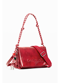 Dámská kabelka DESIGUAL HALF LOGO VENECIA 4.0 RED Červená