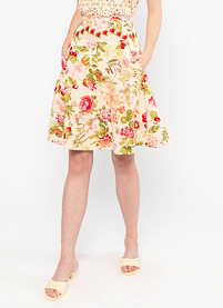 Dámská sukně Blutsgeschwister Romance Rules the World Béžová