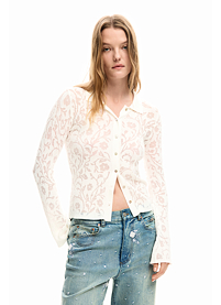 Dámská košile DESIGUAL LISBOA Bílá