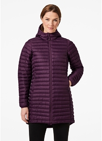 Dámský zimní kabát HELLY HANSEN W SIRDAL LONG INSULATOR JACKET 670 AMETHYST