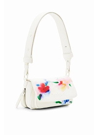 Dámská kabelka DESIGUAL 24SAXP63 1021 BAG_LIQUIDFLOWER TROMSO 1021 WHITE