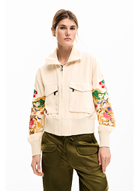 Dámská mikina DESIGUAL MOZART Béžová