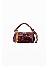 Dámská kabelka DESIGUAL RODIO NARON MINI FLAP BURGUNDY Červená