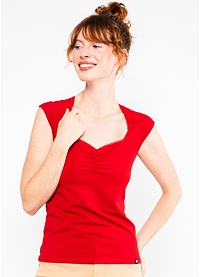 Dámské tílko Blutsgeschwister Let Romance Rule Červená