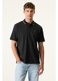 Pánské polo GARCIA mens polo ss Modrá