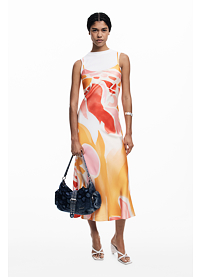 Dámské letní šaty DESIGUAL WAVE Oranžová