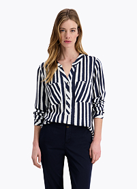 Dámská halenka TIMEZONE Henley Blouse Modrá