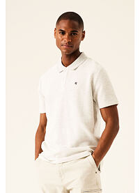 Pánské polo GARCIA mens polo ss 50 white