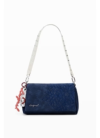 Dámská kabelka DESIGUAL 25WAXPBF 5031 BAG SIERRA NARON MEDIUM FLAP BLUE 5031 BLUE