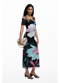 Dámské šaty DESIGUAL 25WWVK19 2000 VEST BERNADETTE 2000 BLACK