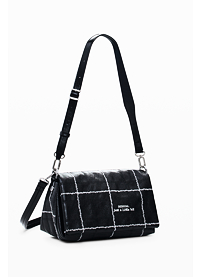 Dámská kabelka DESIGUAL 25WAXA50 2000 BAG MAI-TAI NARON MINI FLAP BLACK 2000 BLACK