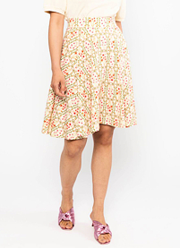 Dámská sukně Blutsgeschwister Fullmoon Circle Béžová