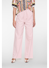 Dámské plátěné kalhoty Geisha Pants Růžová