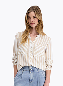 Dámská halenka TIMEZONE Henley Blouse Béžová