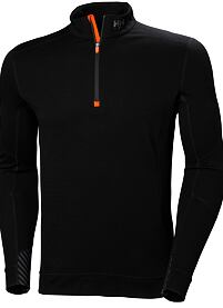 Pánské funkční triko HELLY HANSEN WORKWEAR LIFA MERINO 990 black