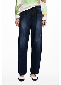 Dámské jeans DESIGUAL 25WWDD15 5008 DENIM BOMBI 5008 BLUE