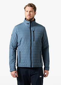 Pánská bunda HELLY HANSEN CREW INSULATOR JACKET 2.0 Šedá