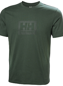 Pánské triko HELLY HANSEN HH BOX T 2.0 Zelená