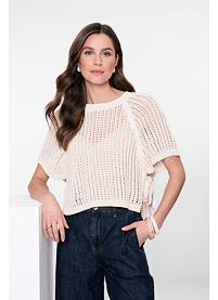 Dámský svetr Geisha Pull straps Béžová