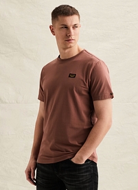 Pánské triko PME LEGEND American Classic r-neck Hnědá