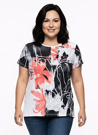 Dámské tričko HAJO D Shirt RH Multicolor