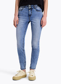 Dámské jeans TIMEZONE EnyaTZ Slim Modrá