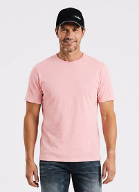 Pánské triko GARCIA mens T-shirt ss Růžová