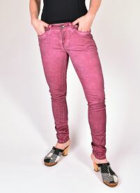 Dámské jeans GARCIA Rachelle-Slim 1952 burgundy red