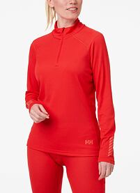 Dámské funkční triko HELLY HANSEN W LIFA ACTIVE 1/2 ZIP 065 RASPBERRY