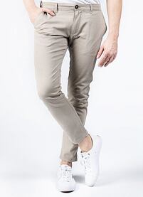Pánské lehké kalhoty CROSS CHINO 40 GREY