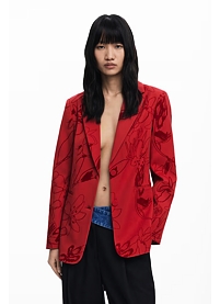 Dámské sako DESIGUAL 25WWEW19 3092 BLAZER FLOCKARTY 3092 RED