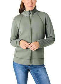 Dámská mikina TIMEZONE Stand-up Collar Sweatjacket Zelená