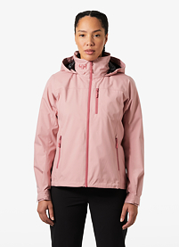 Dámská bunda HELLY HANSEN W CREW HOODED MIDL JACKET 2.0 Růžová