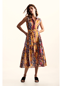 Dámské letní šaty DESIGUAL BUGS Oranžová