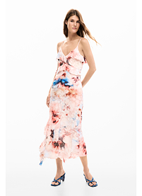 Dámské letní šaty DESIGUAL MALLO Růžová