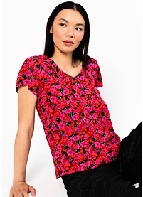 Dámské triko Blutsgeschwister Feed the Birds Červená