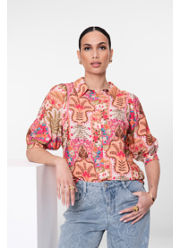 Dámská halenka Geisha blouse Růžová