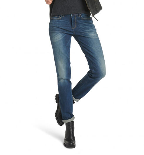 Dámské jeans HIS AMBER 9712 advanced dark blue wash - HIS - 101128 9712 AMBER