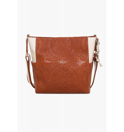 Dámská kabelka DESIGUAL ELCHE SONOR 6049 MARRON WAMIBIA - DESIGUAL - 72X9WE0 6049 BOLS_ELCHE SONOR