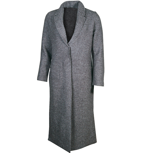 Jarní kabát BROADWAY MALEA W74 medium grey melange - Broadway - 10157826 W74 COAT MALEA